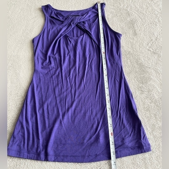 𝅺💜3/$15 Cynthia Rowley Bandage Top Twisted Neckline Sleeveless size S - Picture 6 of 7